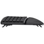 Trust Keyra Teclado Inalámbrico Ergonómico Multidispositivo Negro